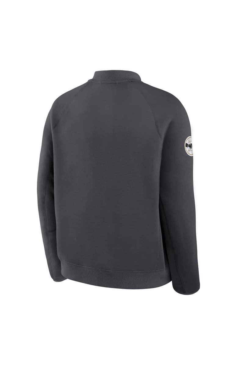 Nike Men's Nike Anthracite Oregon Ducks Shoe Duck Tech Fleece Full-Zip Jacket, Alternate, color, Anthracite