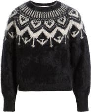 Nordstrom Brushed Cashmere Fair Isle Sweater