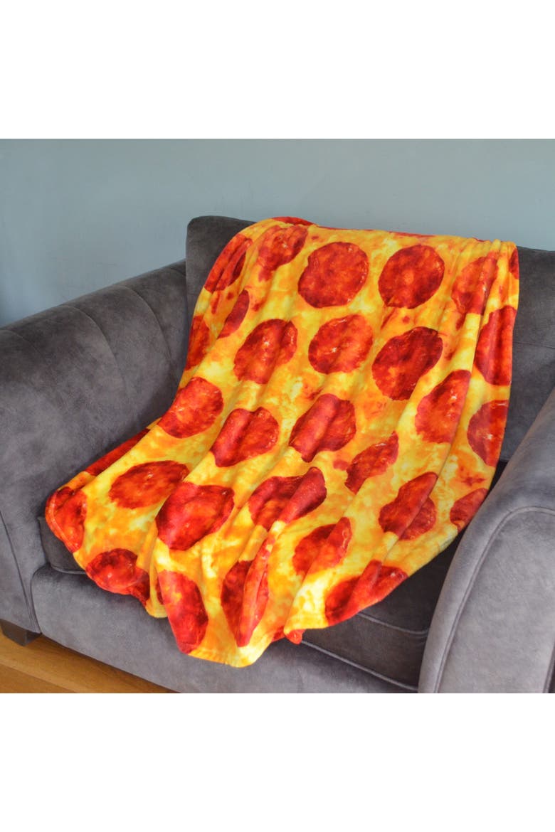 Blanket & Pillow Set, Wrap A Roni Pizza, 59 Inches, Kids 3+, Alternate, color, Multicolored