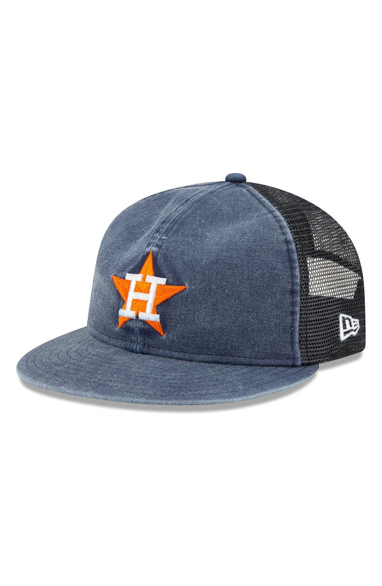 New Era Eric Emanuel x New Era LS 9FIFTY Houston Astros Trucker Hat, Main, color, 