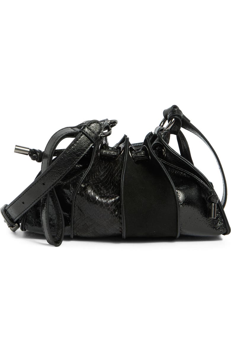 Dolce Vita Tonette Crossbody Bag, Main, color, Black