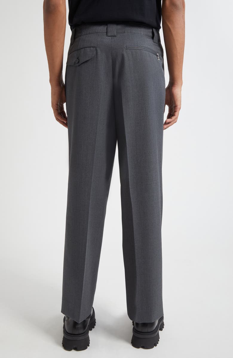 Undercover Pleated Pants, Alternate, color, Charcoal
