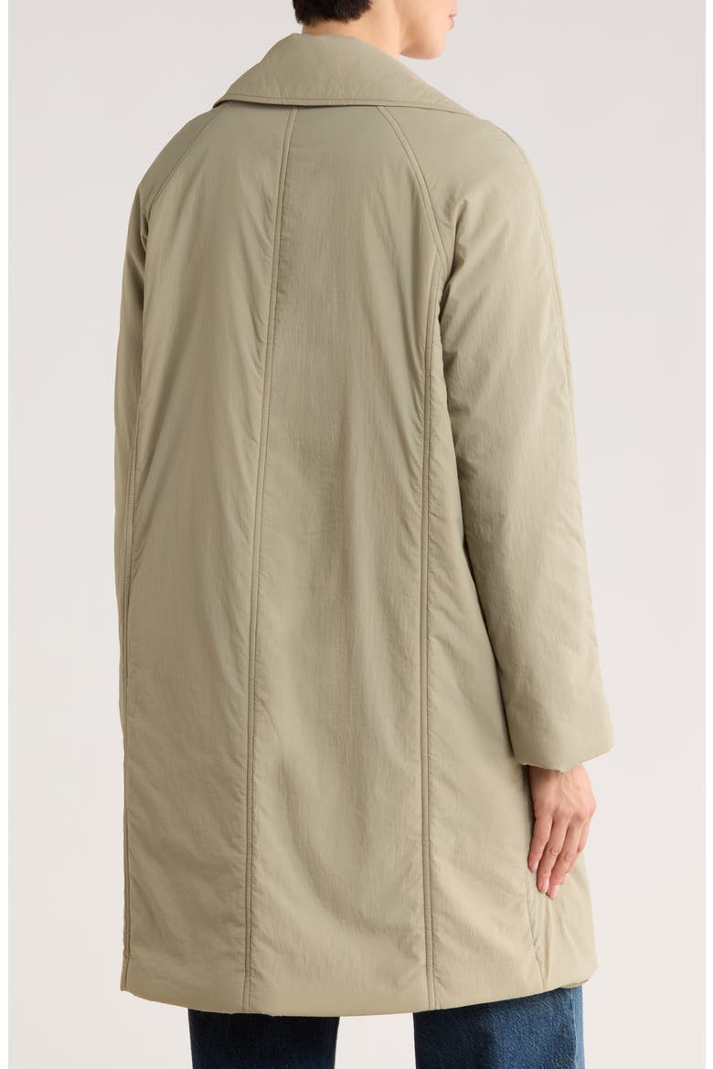 Cloudweight Longline Coat, Alternate, color, OLIVE STONE