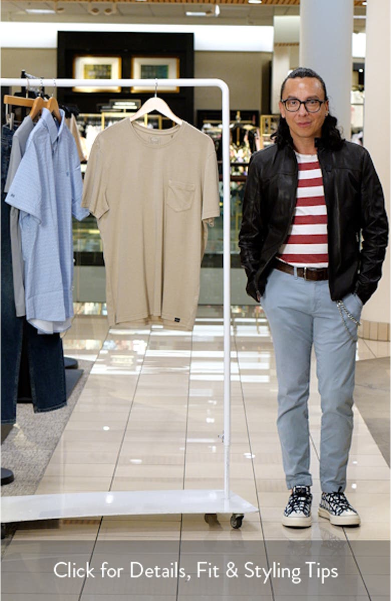 Men's Johnny Cotton Blend Pocket T-Shirt, sales video thumbnail