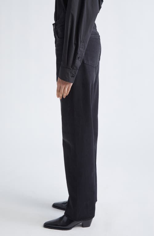 Totême Toteme Twisted Seam Organic Cotton Jeans In Black