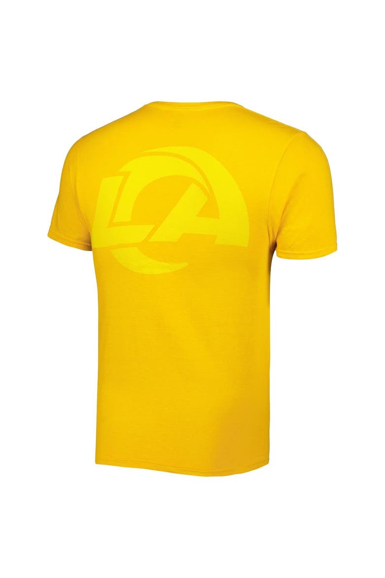 Men's '47 Gold Los Angeles Rams Fast Track Tonal Highlight T-Shirt, Alternate, color, Gold