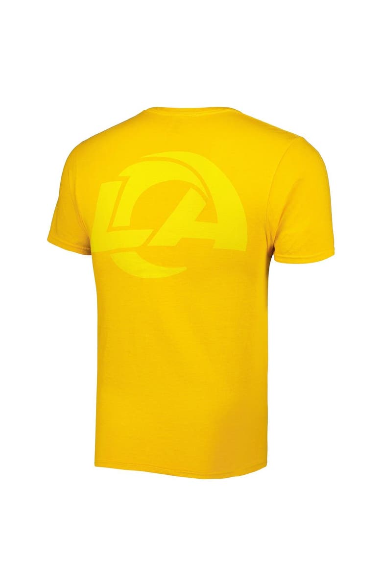 '47 Men's '47 Gold Los Angeles Rams Fast Track Tonal Highlight T-Shirt, Alternate, color, Gold