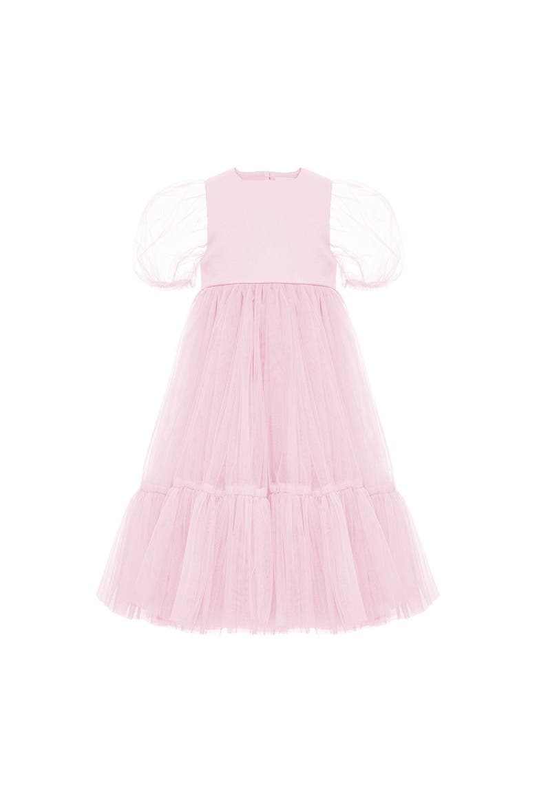 Princess Maxi Tulle Dress, Alternate, color, Pink Rose