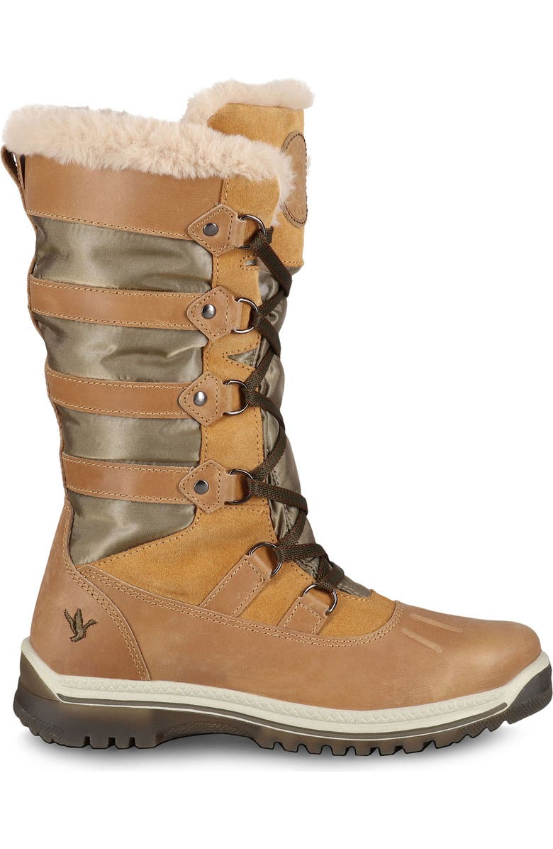 Santana Canada Marlyna Waterproof Winter Boot, Alternate, color, Wheat / Olive