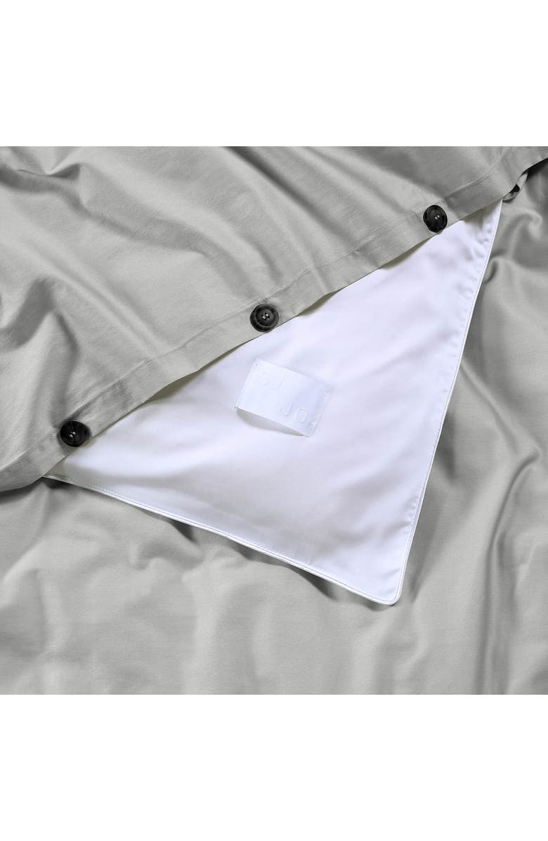 Sijo CLIMA Cotton Duvet Cover, Alternate, color, Dove