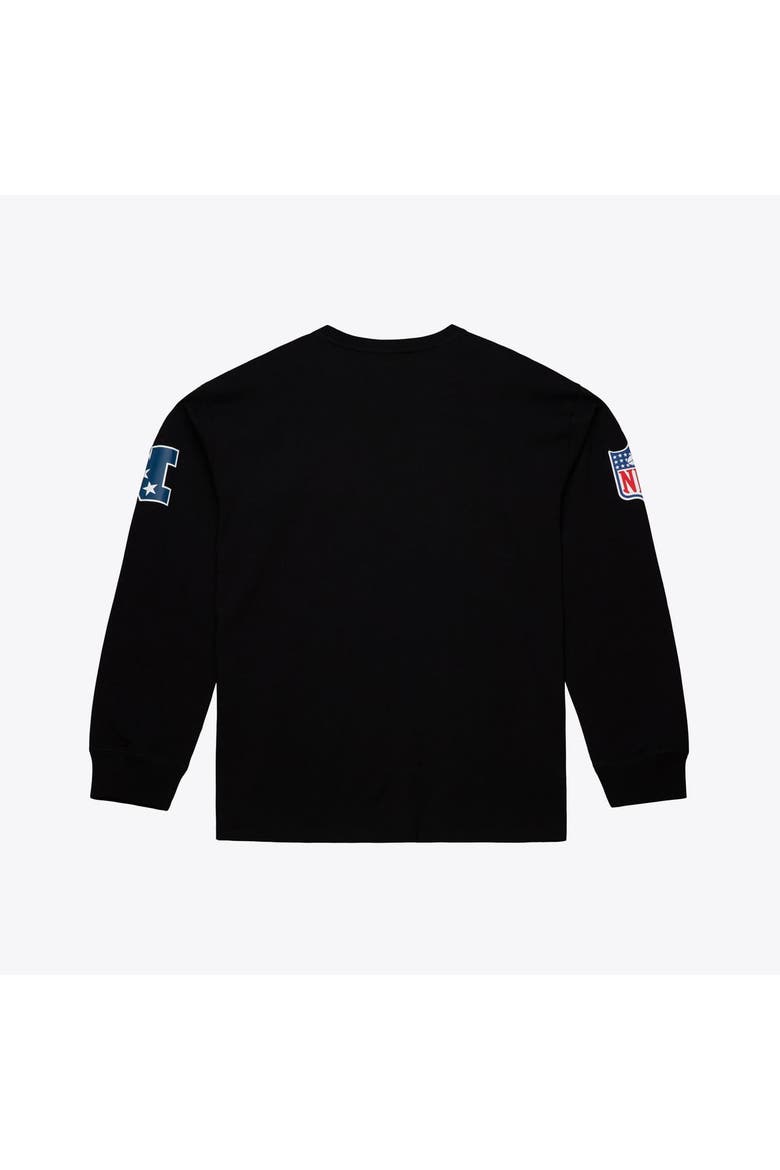 Men's Mitchell & Ness  Black Los Angeles Rams Big & Tall Training Camp Long Sleeve T-Shirt, Alternate, color, Black