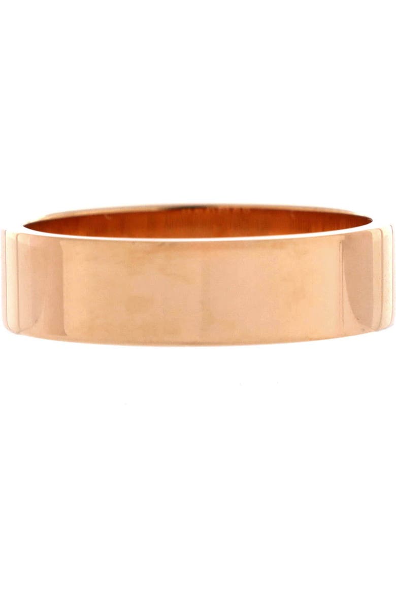 Pre-Owned Hermes Collier de Chien Ring 18K Rose Gold and Diamonds Small, Alternate, color, Rose Gold