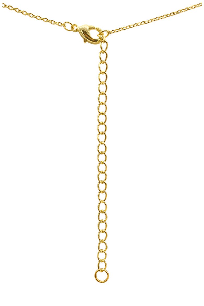 14K Yellow Gold Plated Sterling Silver Birthstone Pendant Necklace, Alternate, color, GOLD - CITRINE - NOVEMBER