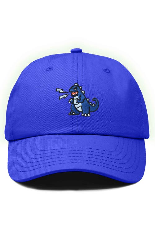 Shop Dalix Big Lizard Cap In Royal Blue