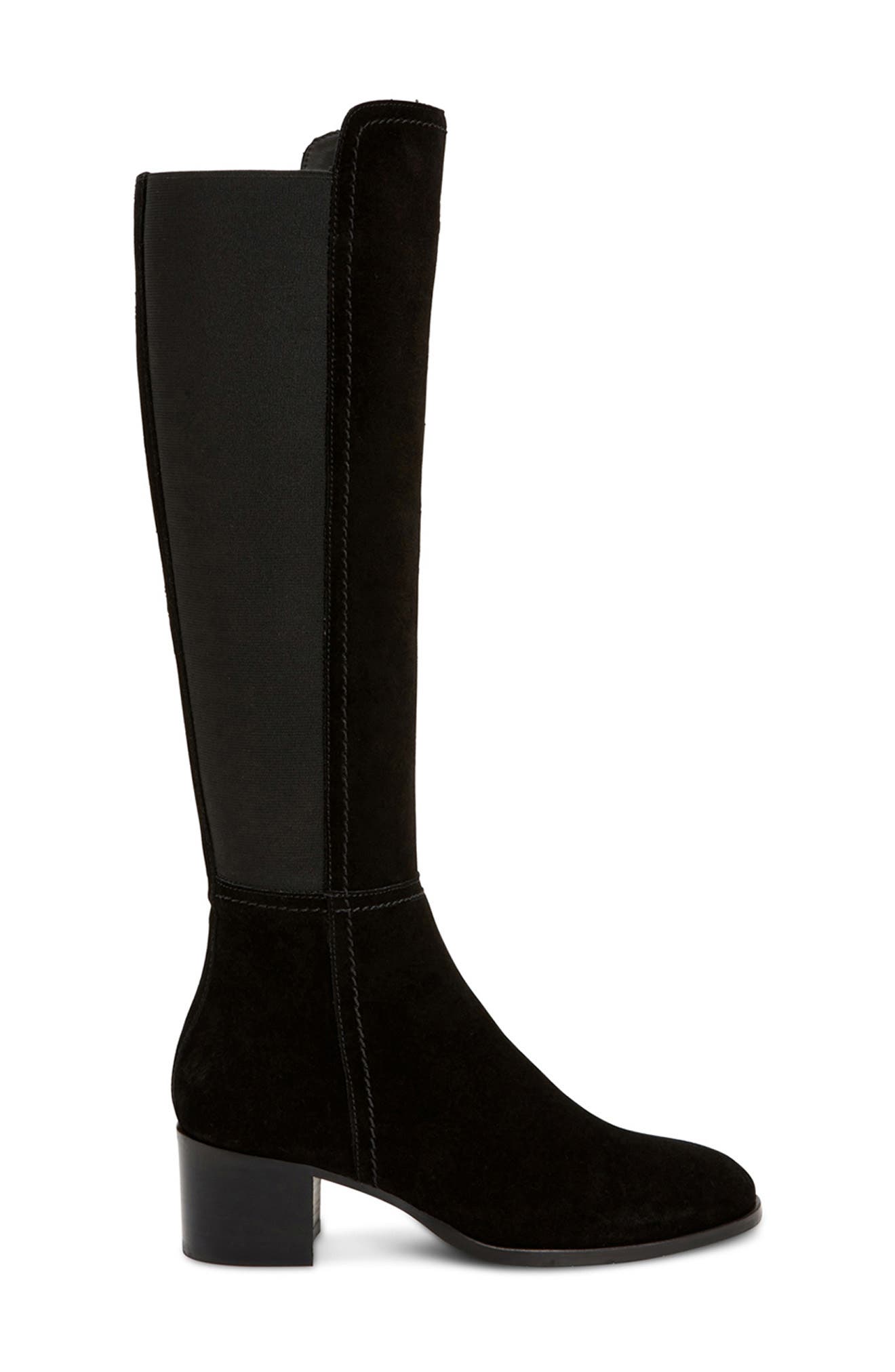Nova Water Resistant Knee High Boot, Alternate, color, BLACK