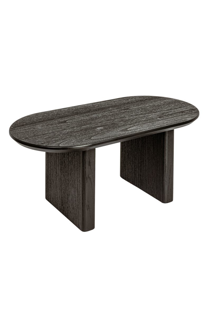 Wood Coffee Table, Black, Main, color, Black