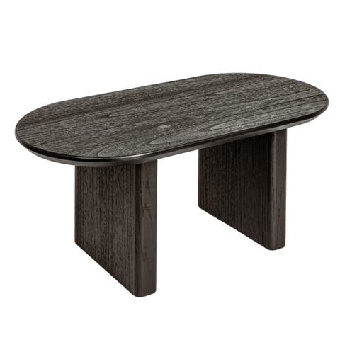 Wood Coffee Table, Black