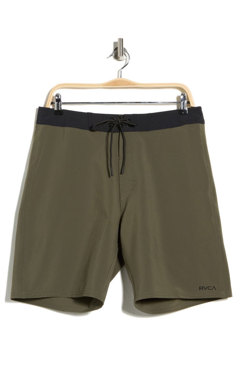 RVCA VA Solid Swim Trunks, Main, color,