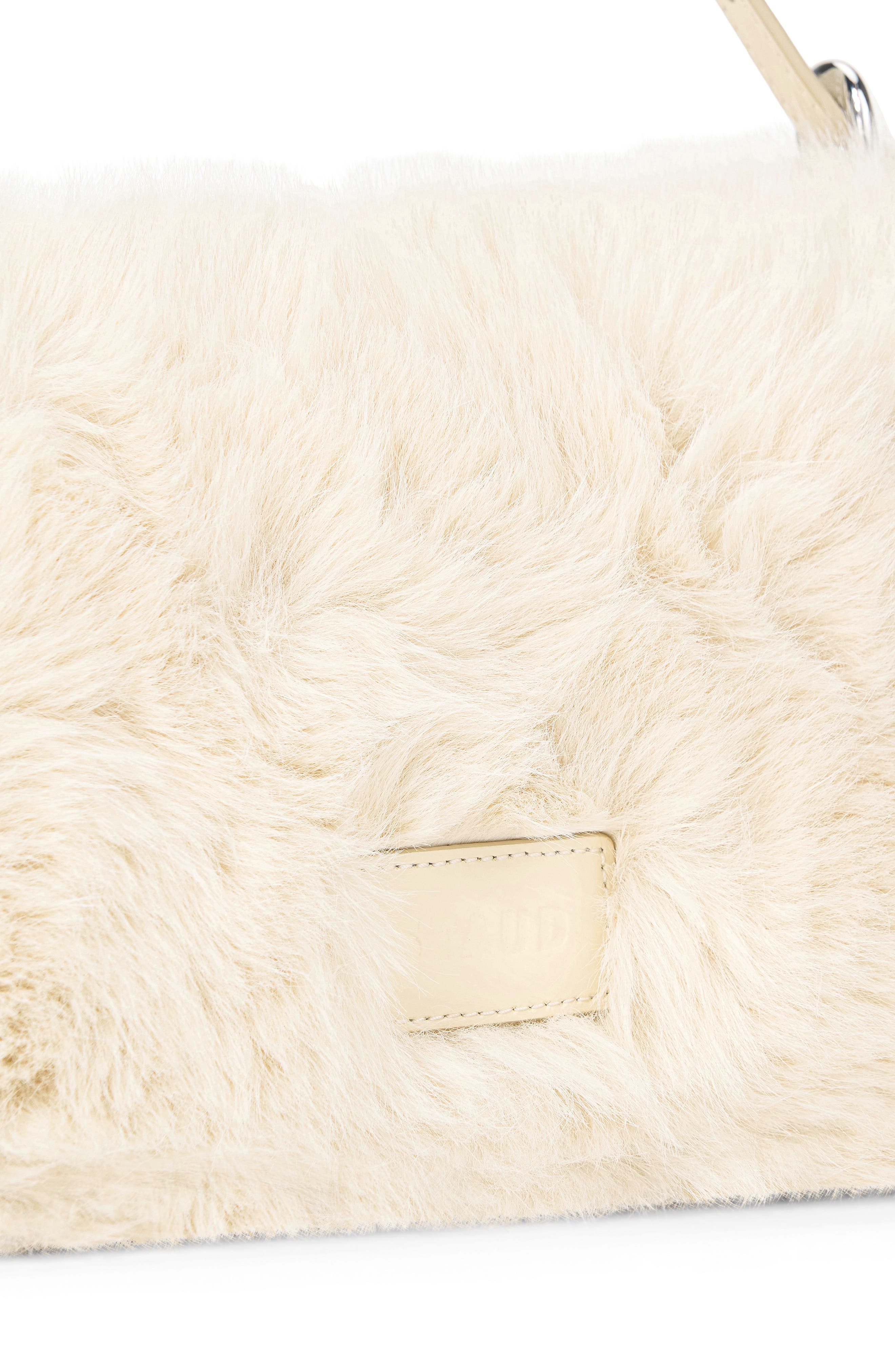 STAUD Harlow Faux Fur Shoulder Bag, Alternate, color, 