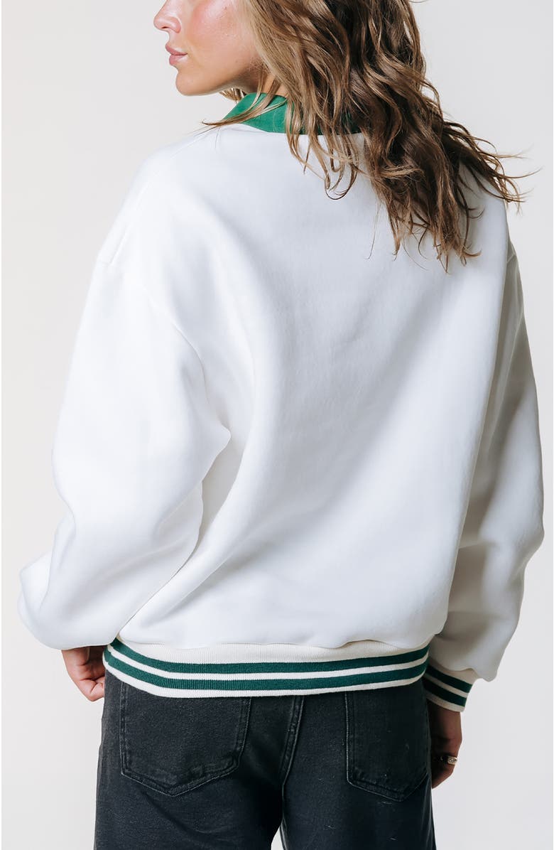 Colourful Rebel Polo Athl. Team Dropped Shoulder Sweat, Alternate, color, White