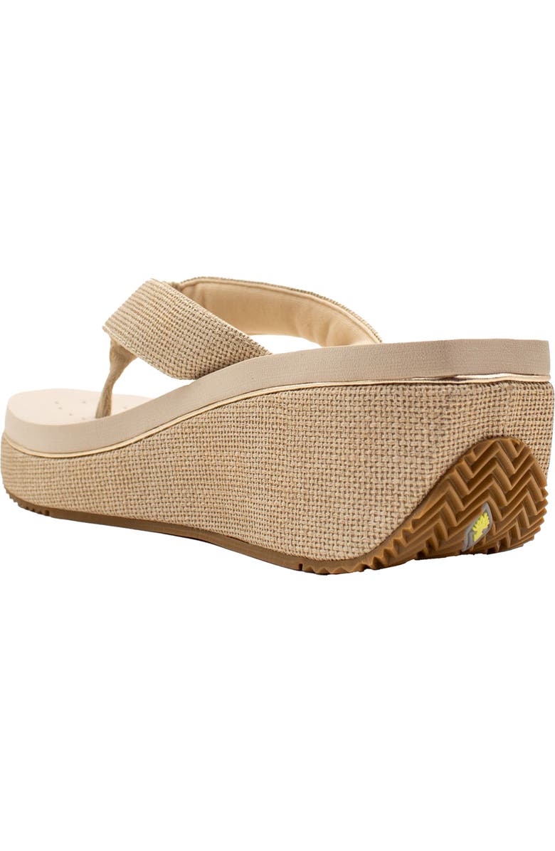 Volatile Lantern Platform Wedge Flip Flop, Alternate, color,