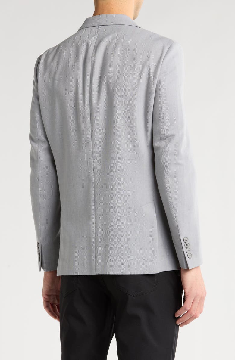 Calvin Klein Wool Blend Sport Coat, Alternate, color, Light Grey