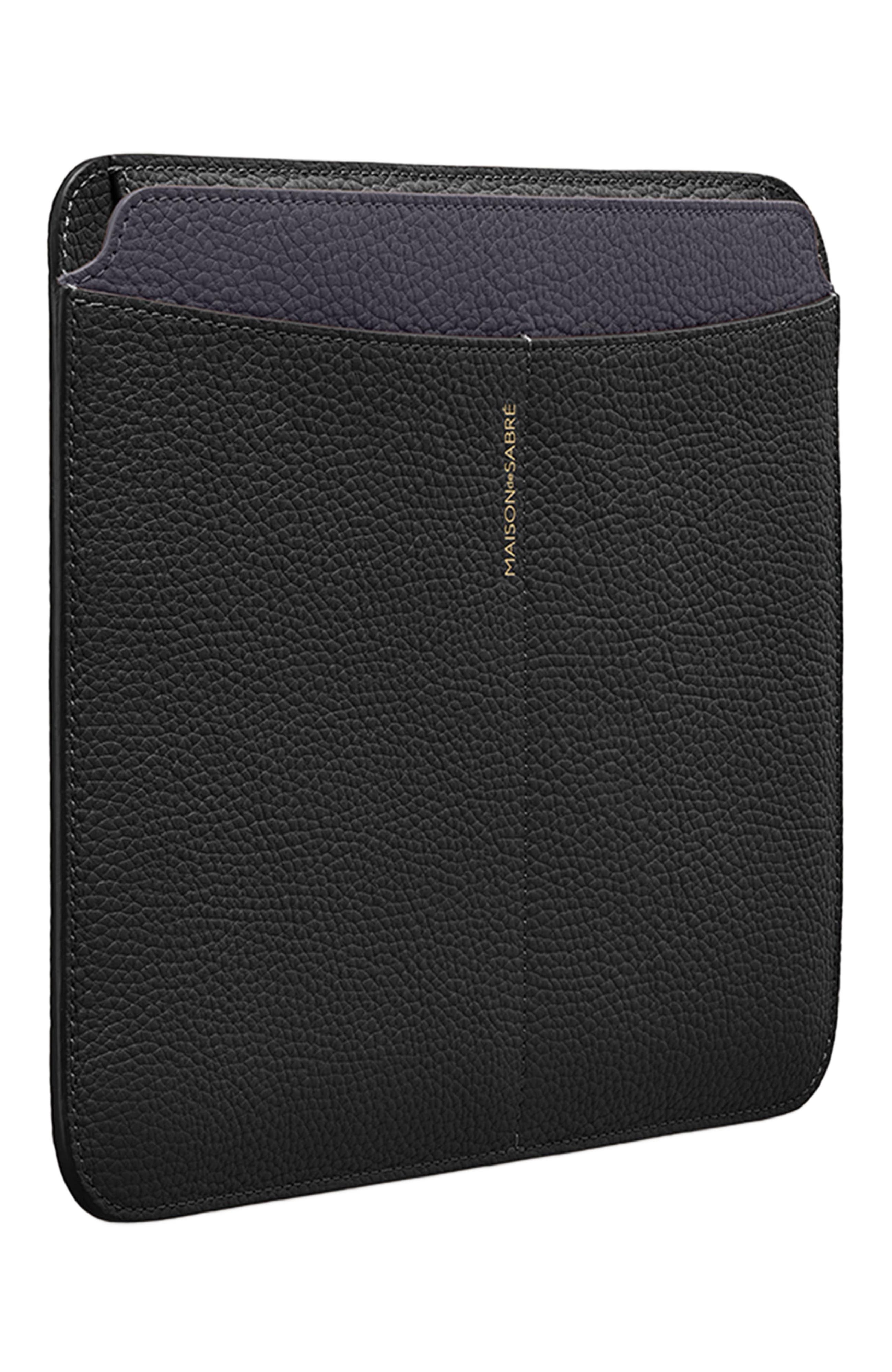 MAISON de SABRÉ Leather iPad Case, Alternate, color, 