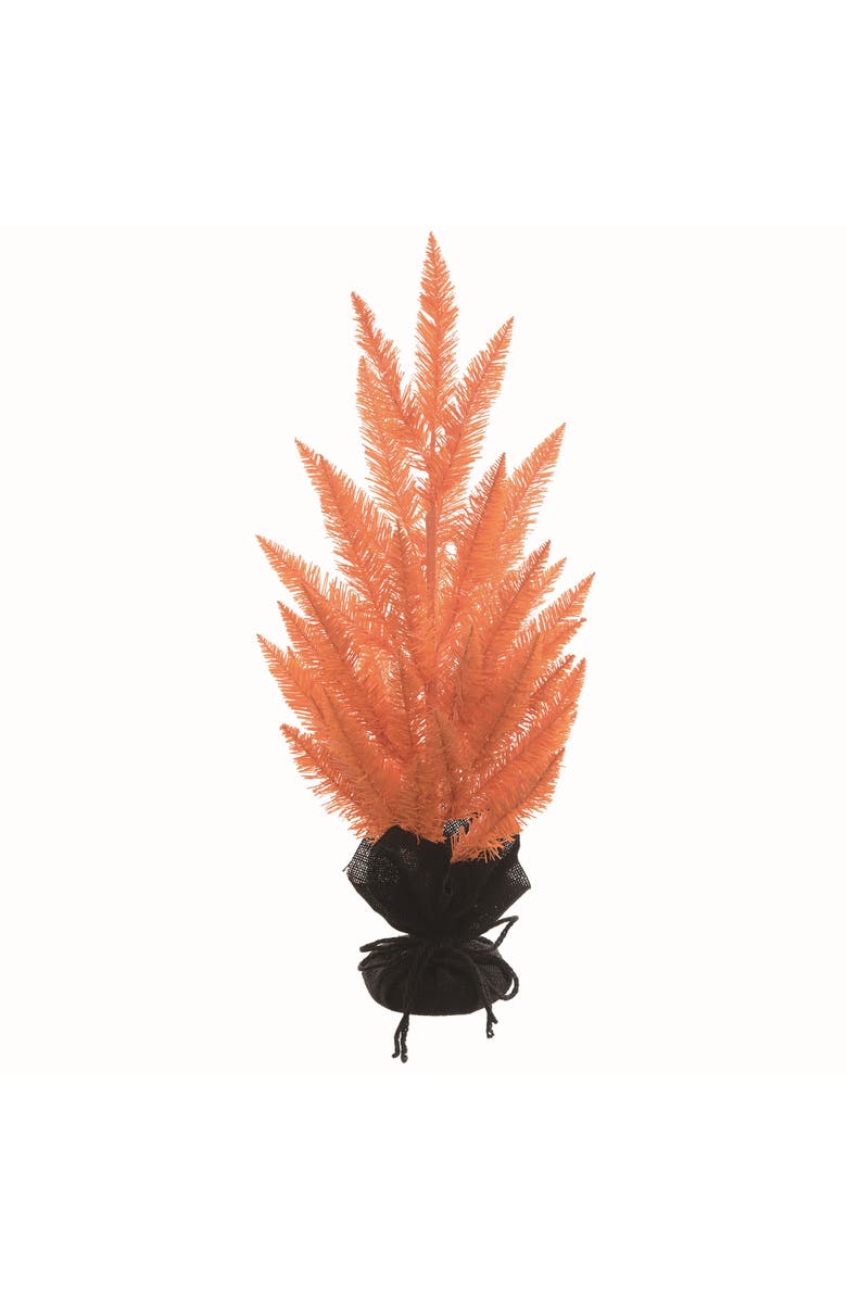 Transpac Artificial Orange Halloween Vibrant Tree with Stand, Main, color, Orange