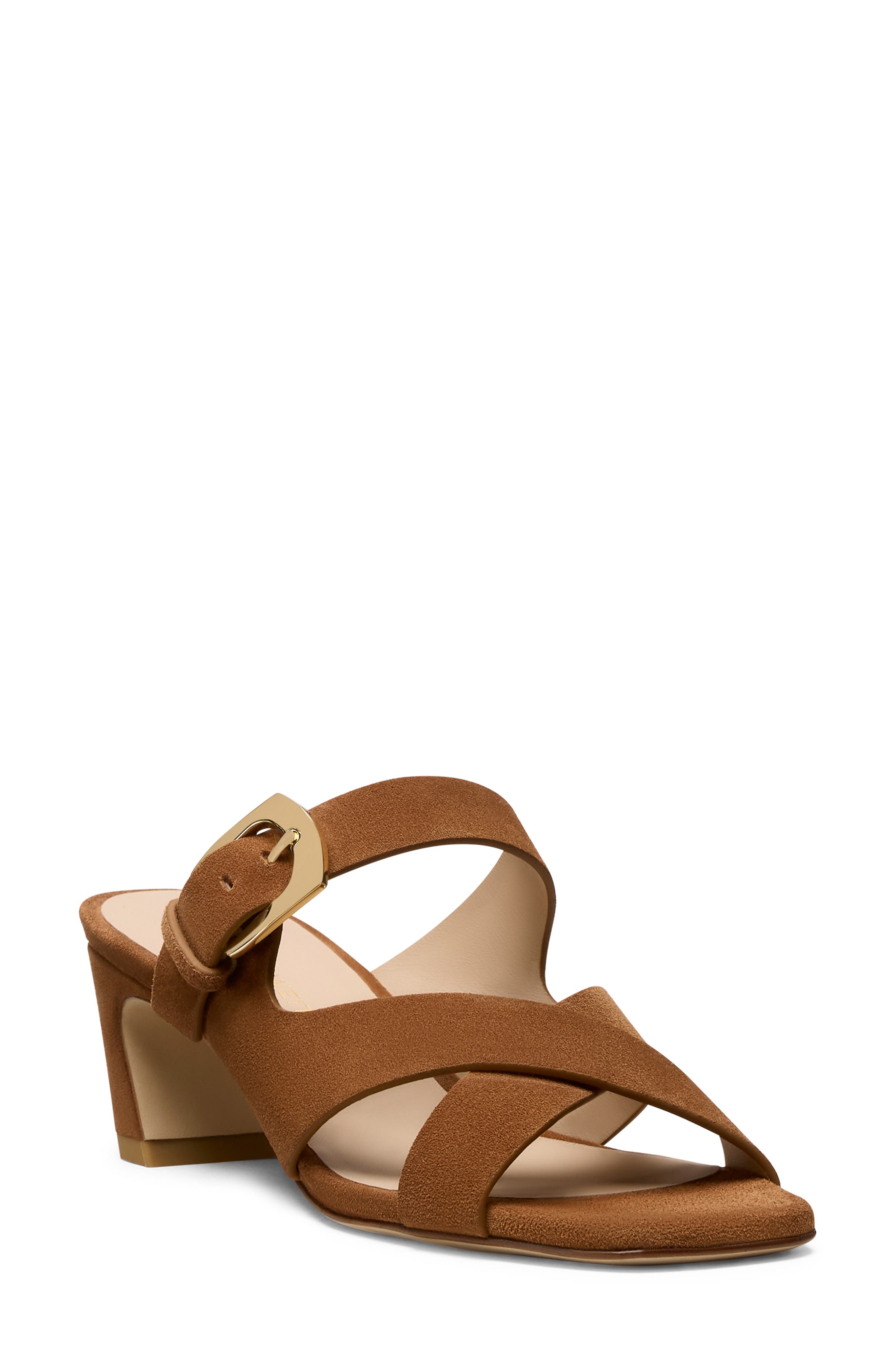 Stuart Weitzman Sai Slide 50, Main, color, New Camel