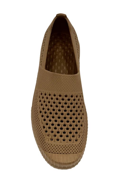 Chelsea Crew Ruby Knit Slip-on Sneaker In Khaki Rubber