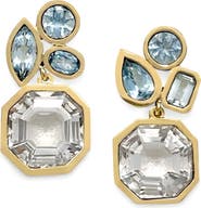 Leslie Paige Cluster Drop Earrings