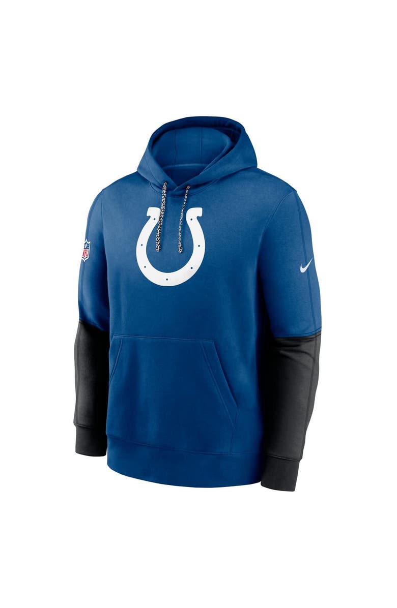 Nike Men's Nike Royal Indianapolis Colts 2024 Sideline Club Pullover Hoodie, Alternate, color,