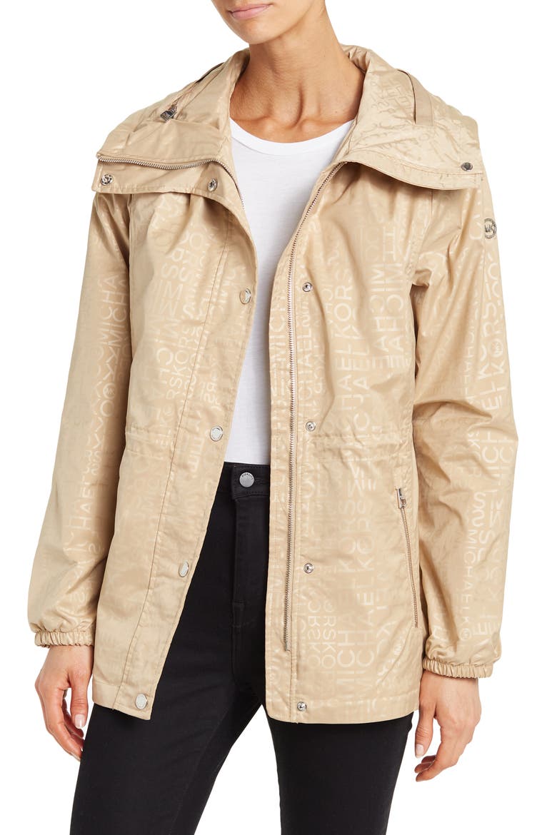 Hooded Anorak Jacket, Main, color, KHAKI
