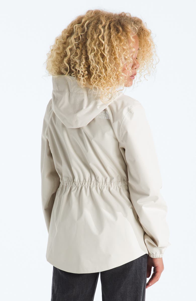 The North Face Kids' Antora Waterproof Rain Jacket, Alternate, color, White Dune/ White Dune