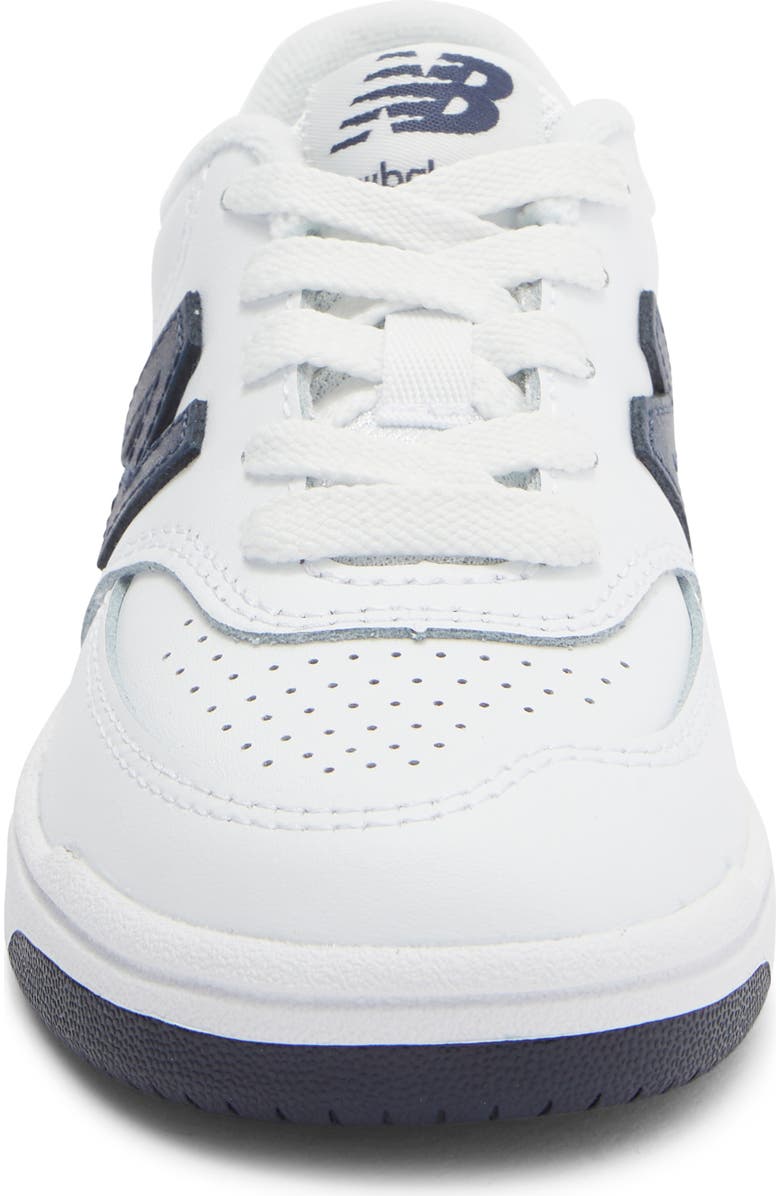New Balance BB80 Basketball Sneaker, Alternate, color, Nb White/ Nb Navy