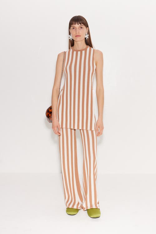 Simonmiller Knits By Jabber Pant In Tan Stripe