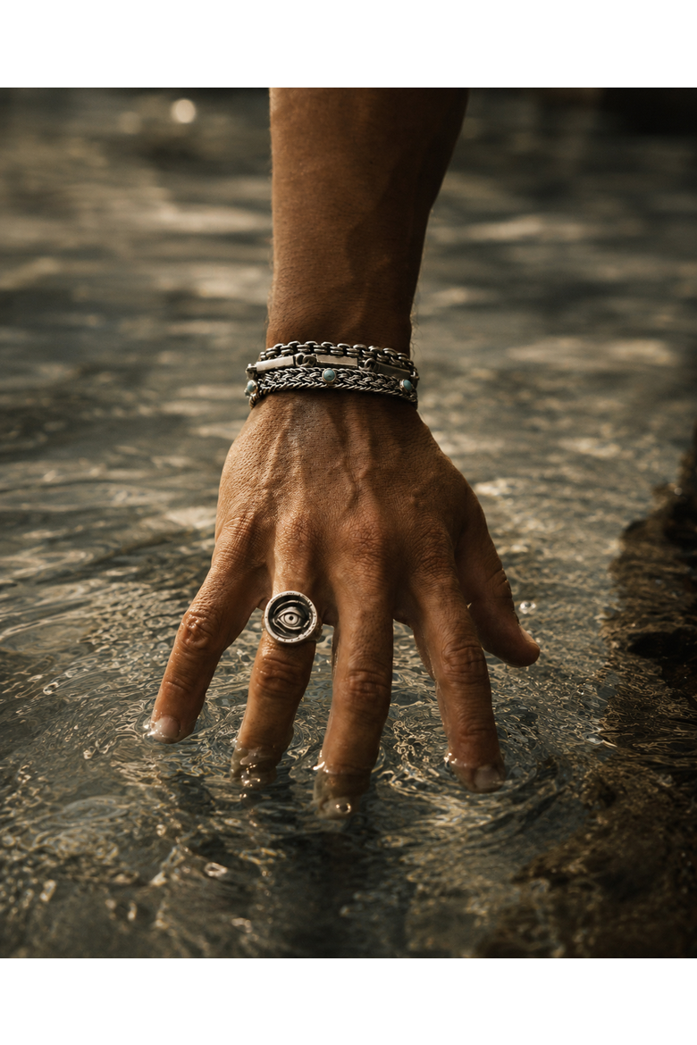 Third Eye Silver Ring, Alternate, color, Sterling Silver