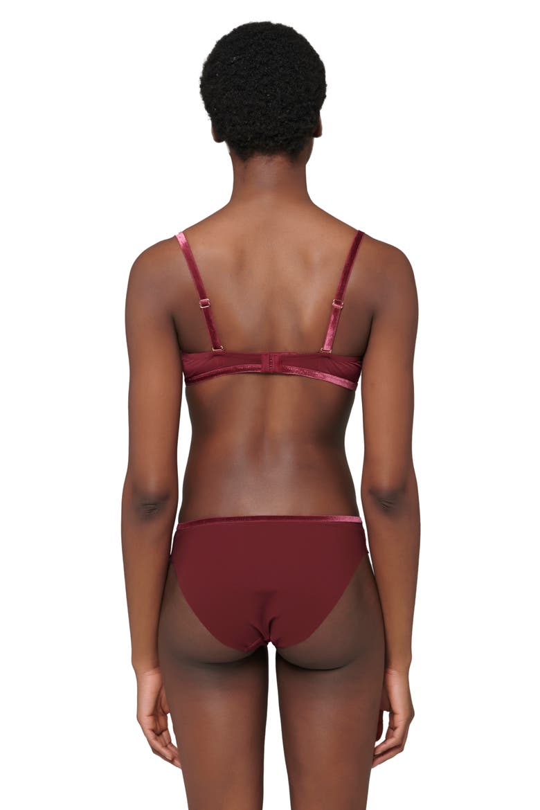 Scenario Underwire Demi Bra, Alternate, color, SPINEL RED