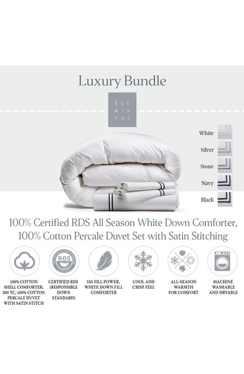 Ella Jayne Home Luxurious All Season 550 Fill Power Down Comforter In Multi