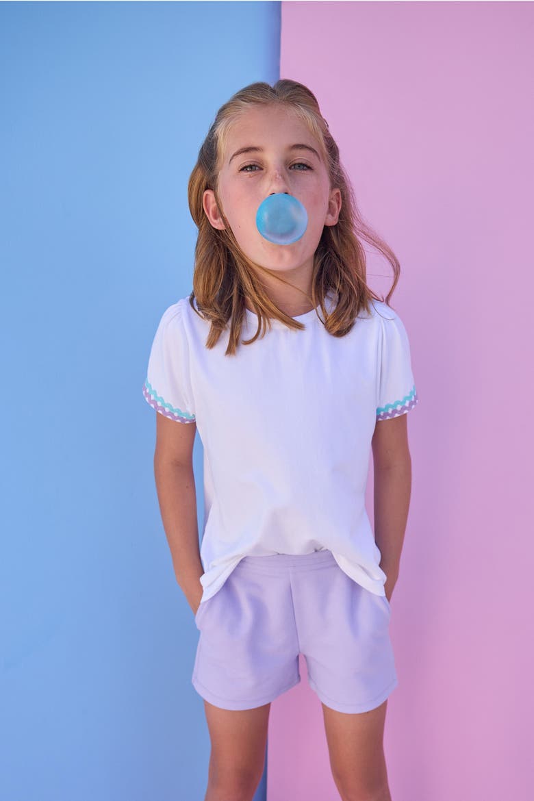 Kids' Basic Shorts, Alternate, color, Iris