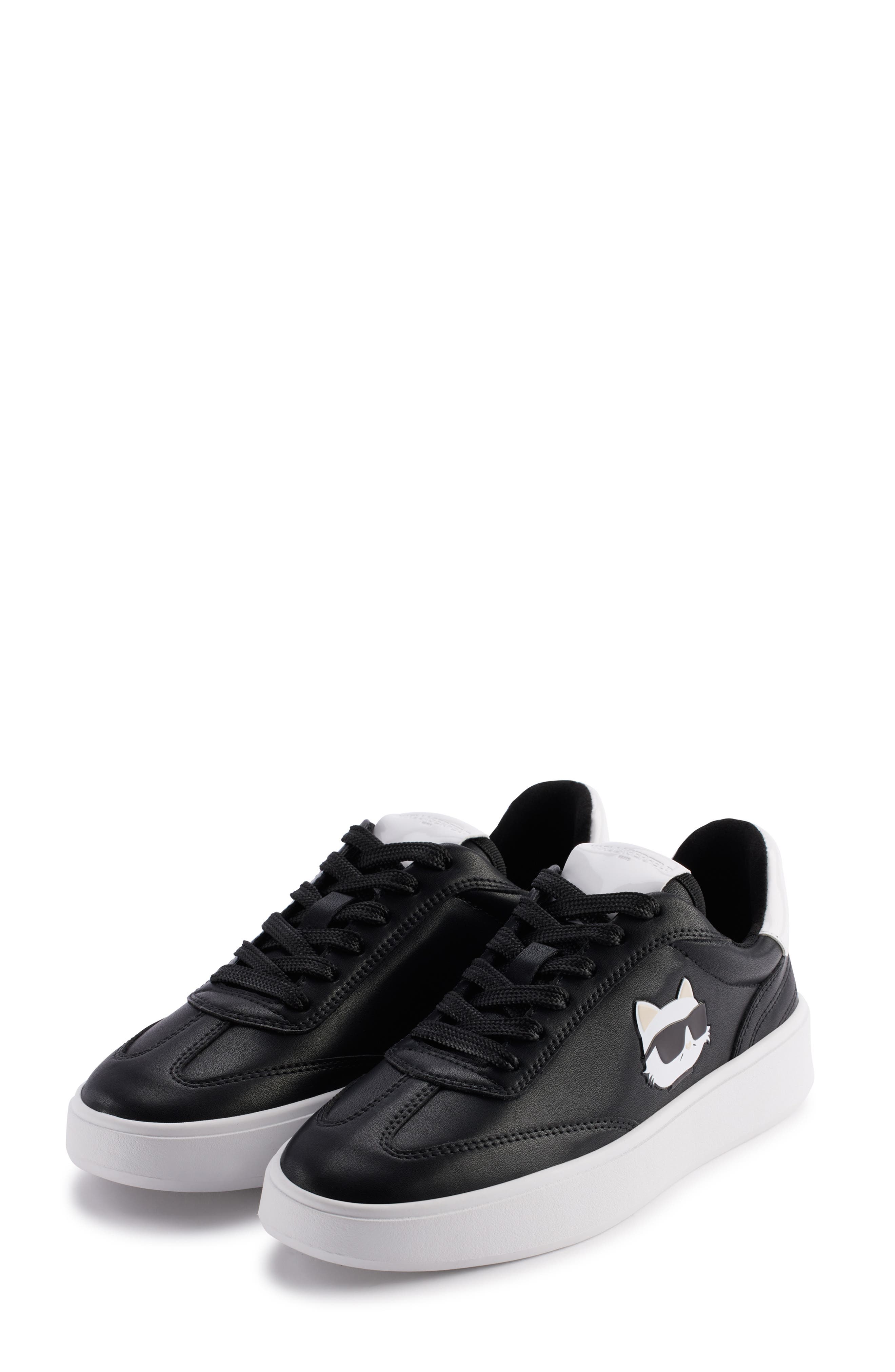 Sumava Logo Appliqué Sneaker, Alternate, color, BLACK/ BRIGHT WHITE