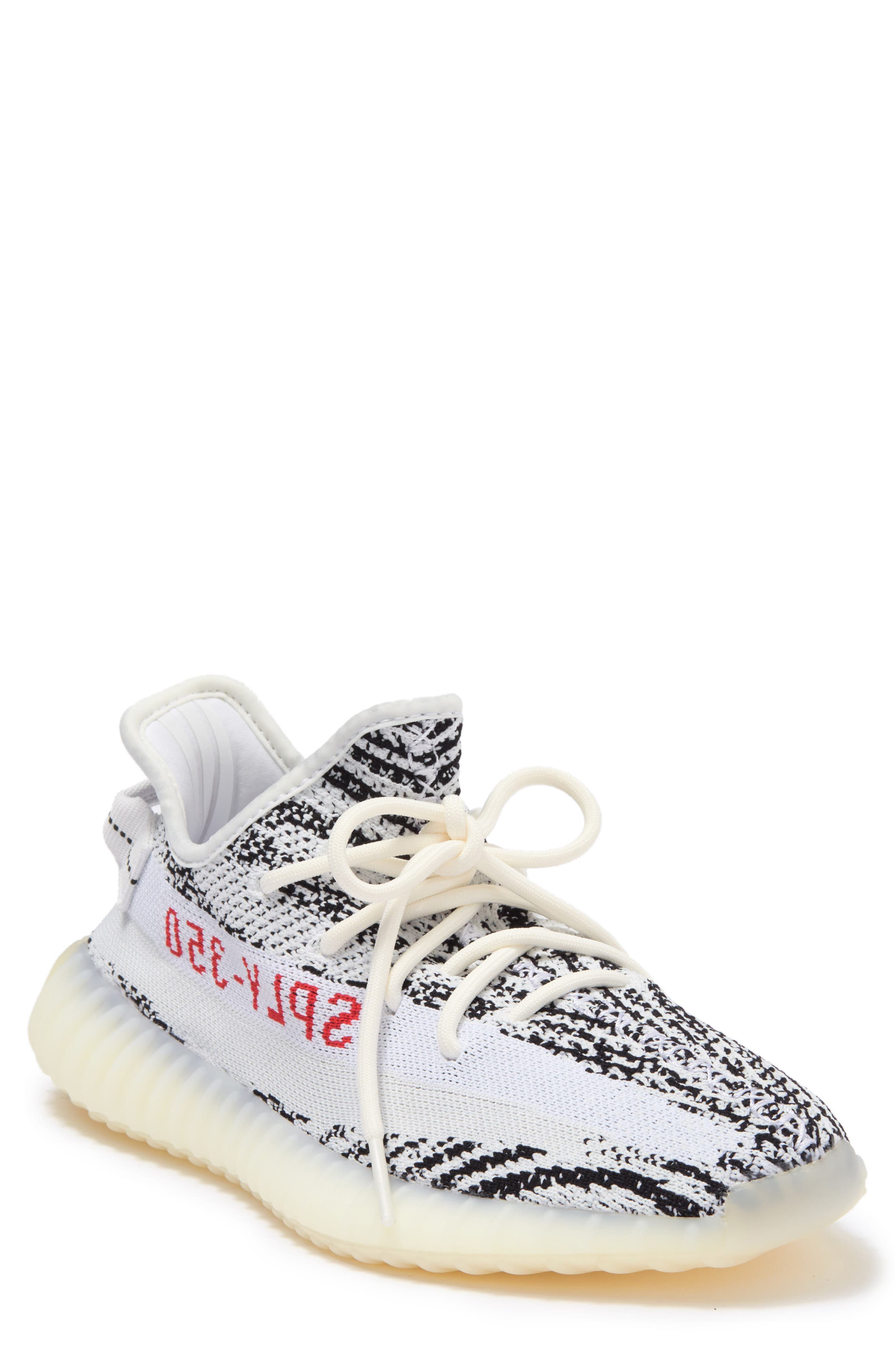 adidas Yeezy Boost 350 v2 Zebra Sneaker, Main, color, 