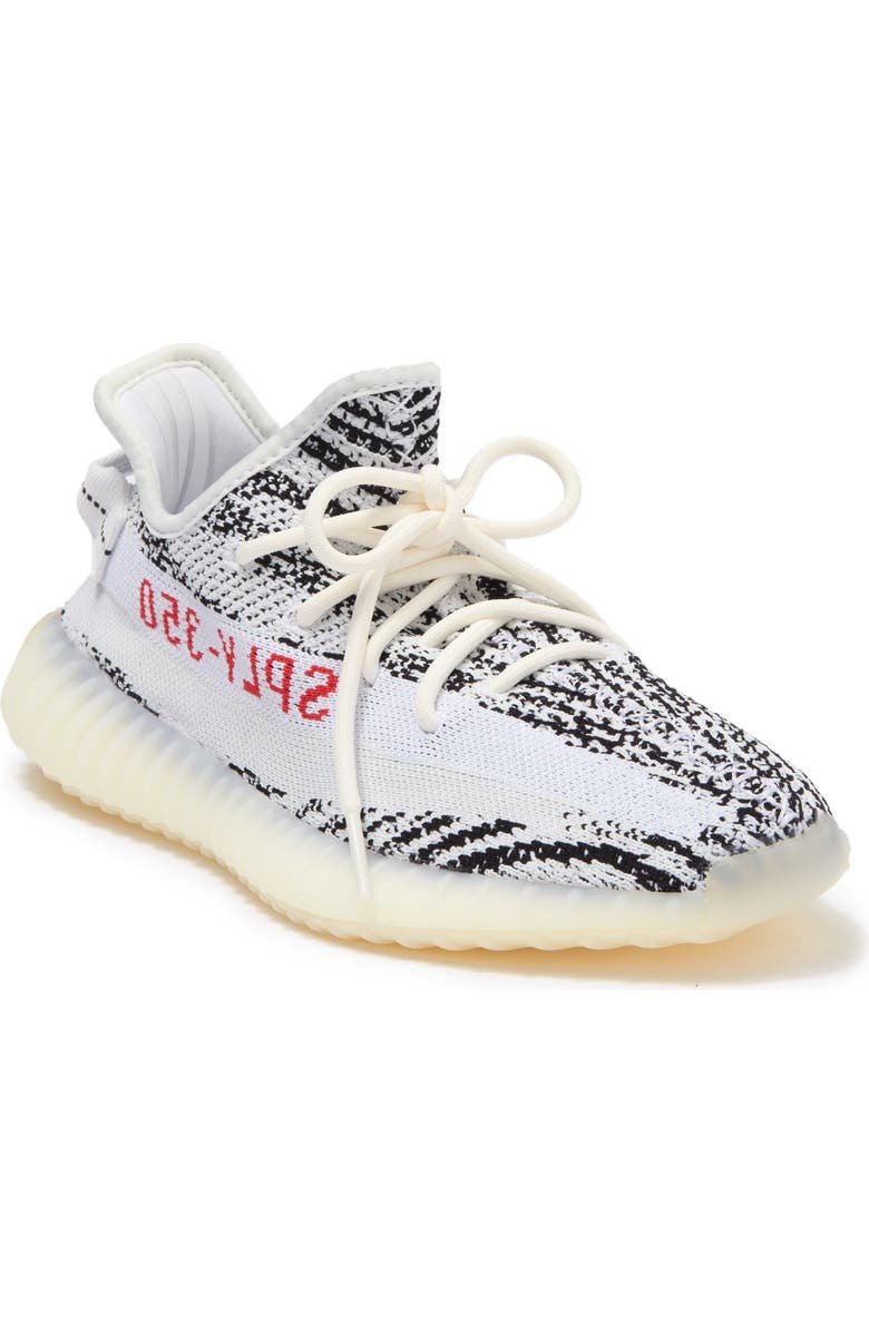 adidas Yeezy Boost 350 v2 Zebra Sneaker, Main, color,