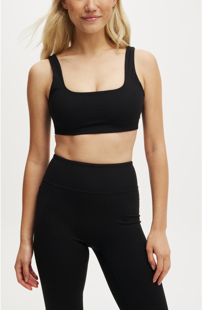 COTTON ON BODY Women's Active Ultra Soft Rib Crop, Main, color, 