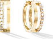 COEUR DE LION Eternal Unity Crystal Hoops
