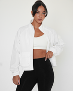 Rebody Active Cargo Nylon Windbreaker Jacket