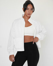 Rebody Active Cargo Nylon Windbreaker Jacket