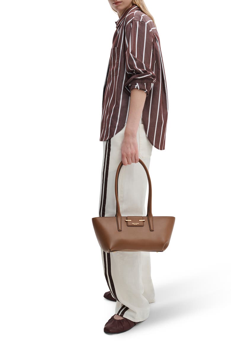 rag & bone Logan Stripe Track Pants, Alternate, color, Ecru Sport