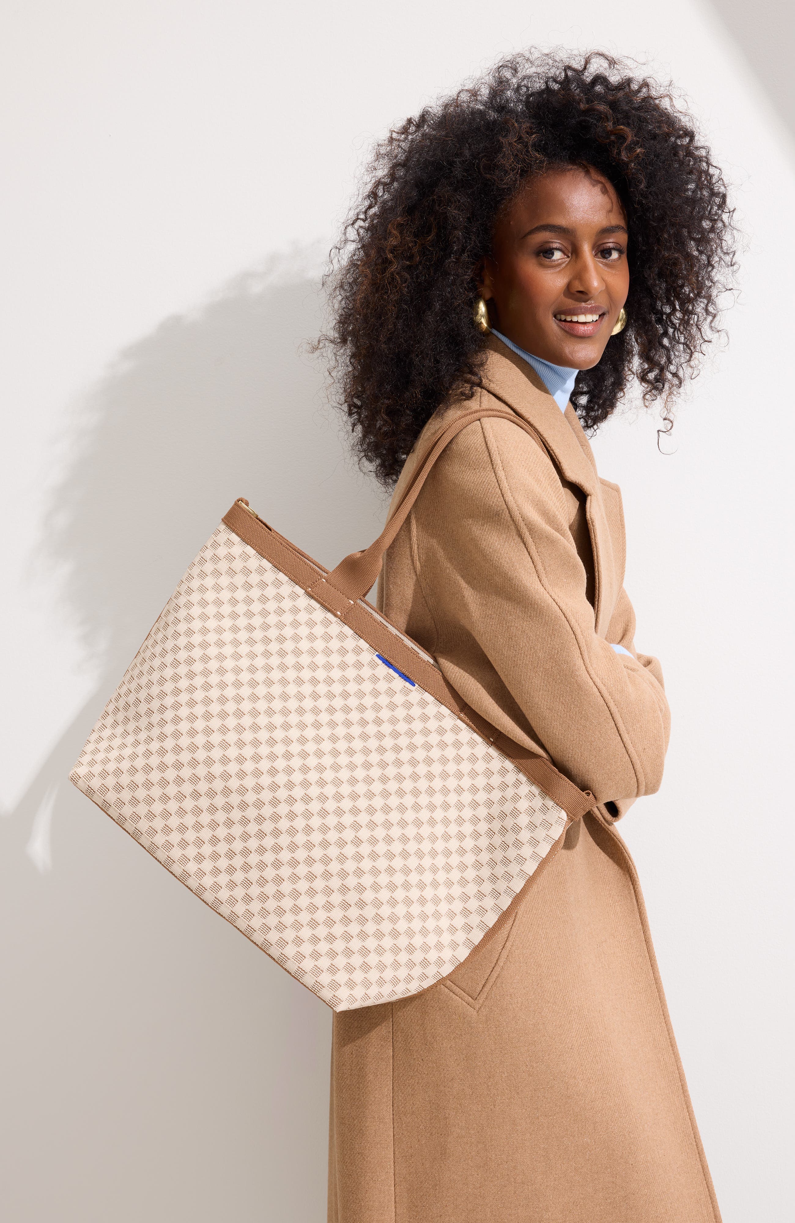 The Lightweight Zip Tote, Alternate, color, Vanilla Wafer
