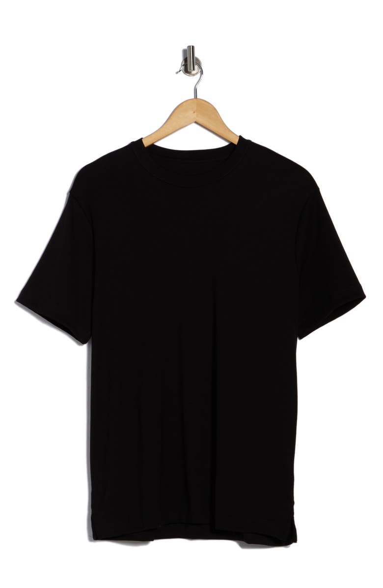 DENIM AND FLOWER Mercerized Cotton T-Shirt, Main, color, Black